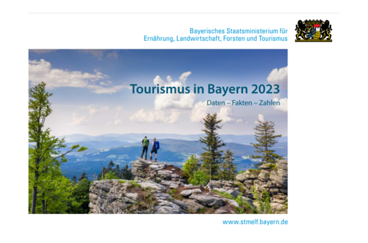 Tourismus in Bayern, Statistik 2023 "Daten Fakten Zahlen"