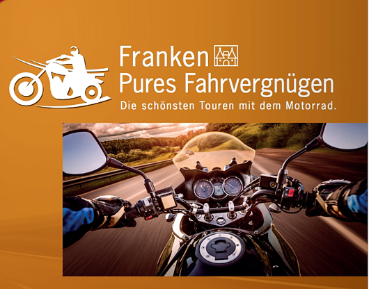 Broschüre "Motorradtouren in Franken"