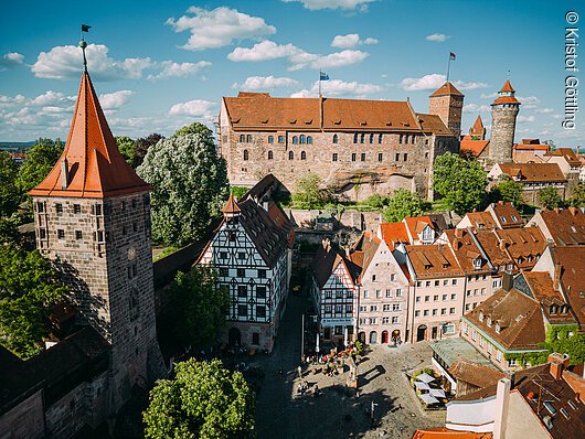 Das Wahrzeichen Nürnbergs, die Kaiserburg (Nürnberg)